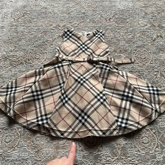 Burberry vintage baby dress classic print - Picture 6 of 9